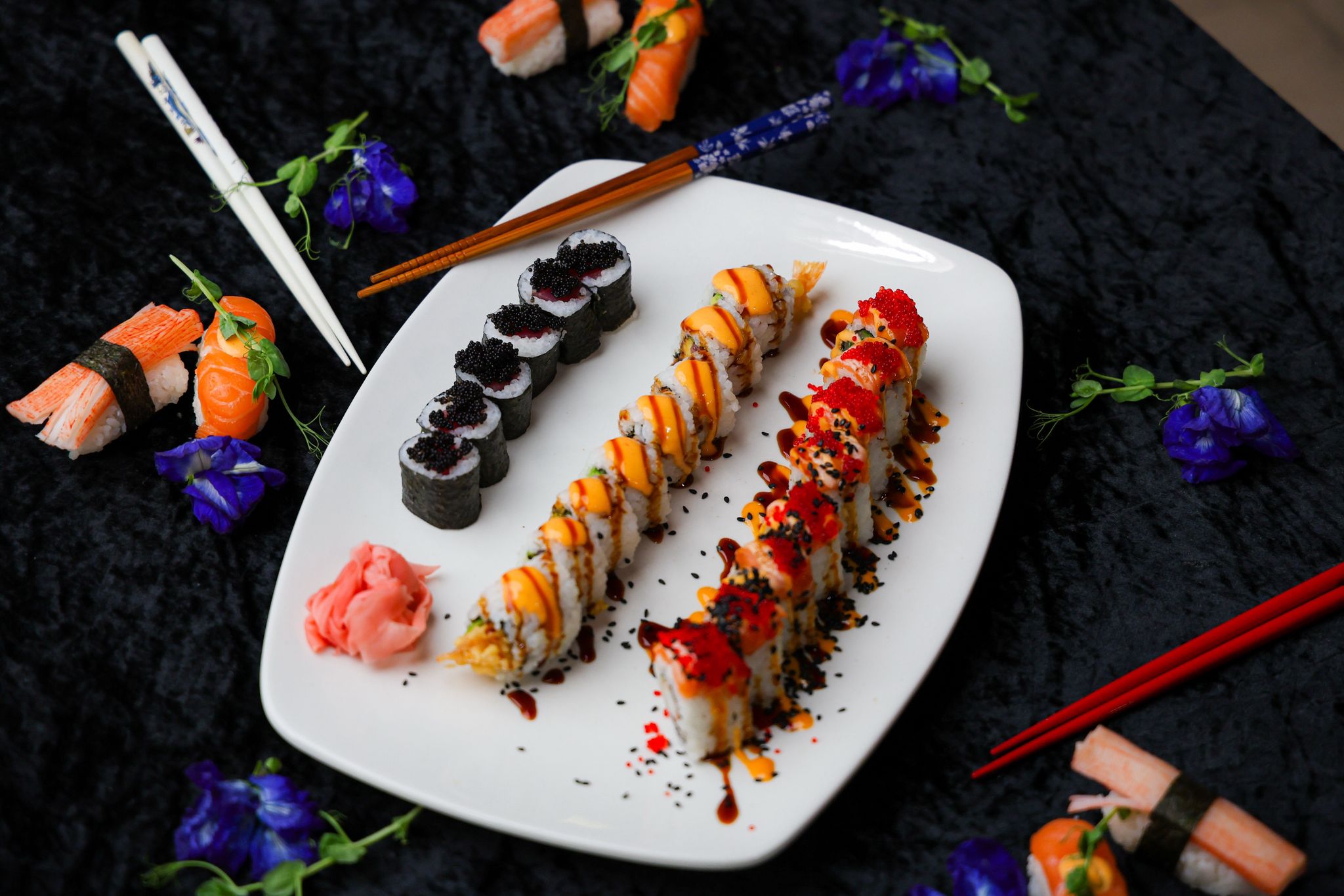Bandeja de sushi